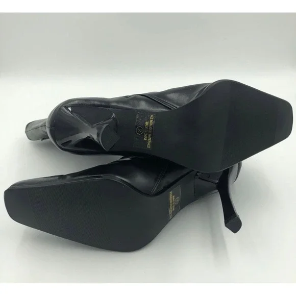 New vintage y2k JOLIE VICTORIA Black Heel Boot with Inside Zipper – Size 8 - Picture 6 of 9